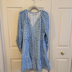 Vineyard Vines Blue Floral Dress